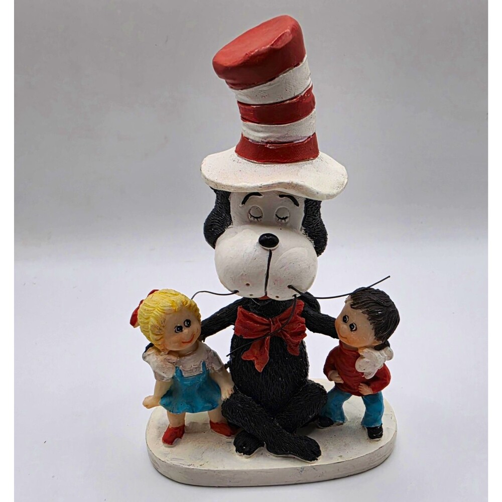 2003 Dr Seuss Cat in the Hat Movie Figurine Conrad Sally Official Merchandise